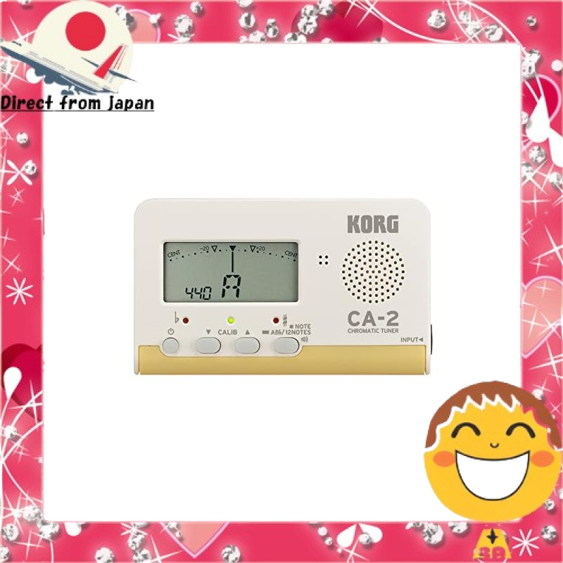 KORG Chromatic Tuner CA-2 200 Hours Continuous Operation Lightweight Compact for Wind Band Brass Band Orchestra Guitar V