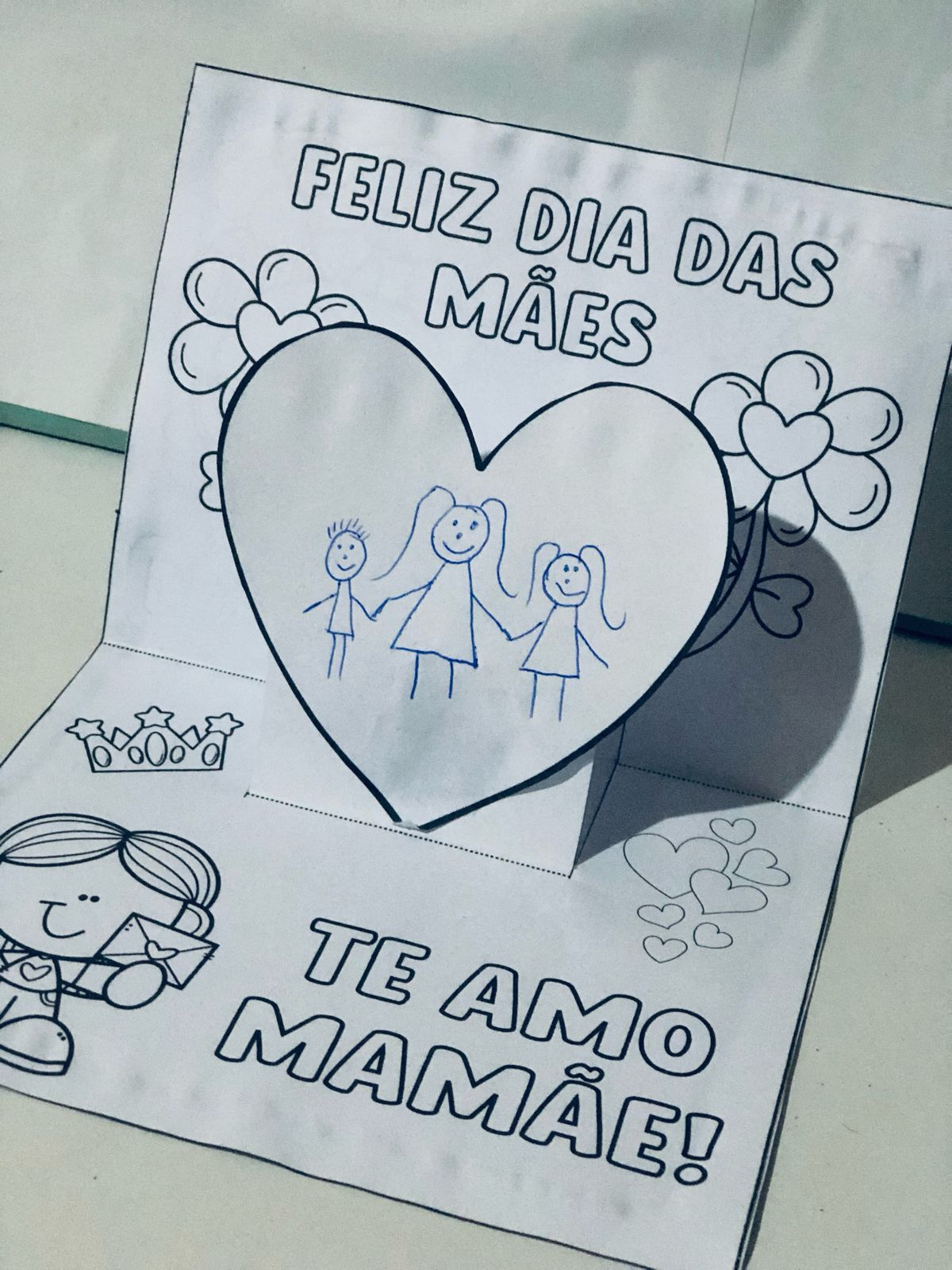 CARTÃO INTERATIVO 3D – DIA DAS MÃES