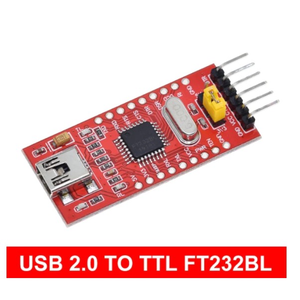 Adaptador Ft232bl ft232rl placa de fuga básica ftdi ft232 usb para ttl 5v 3.3v cabo de download do depurador para módulo  serial para arduino