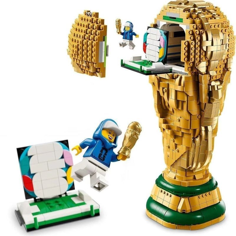 2842 pcs Lego Building Blocks educativos craft World Cup Hercules Cup Foot Boy Assembled Toy brinquedo Gift