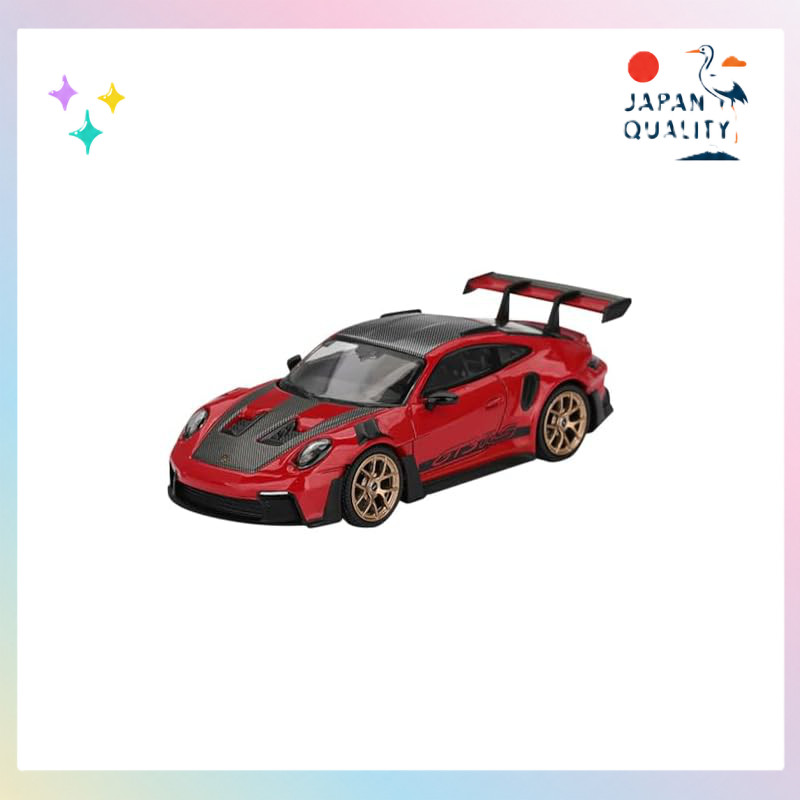 Sunrich (MINI GT) 1/64 Porsche 911 (992) GT3 RS Weissach Package Guards Vermelho (Left‑Hand Drive) Fully Assembled