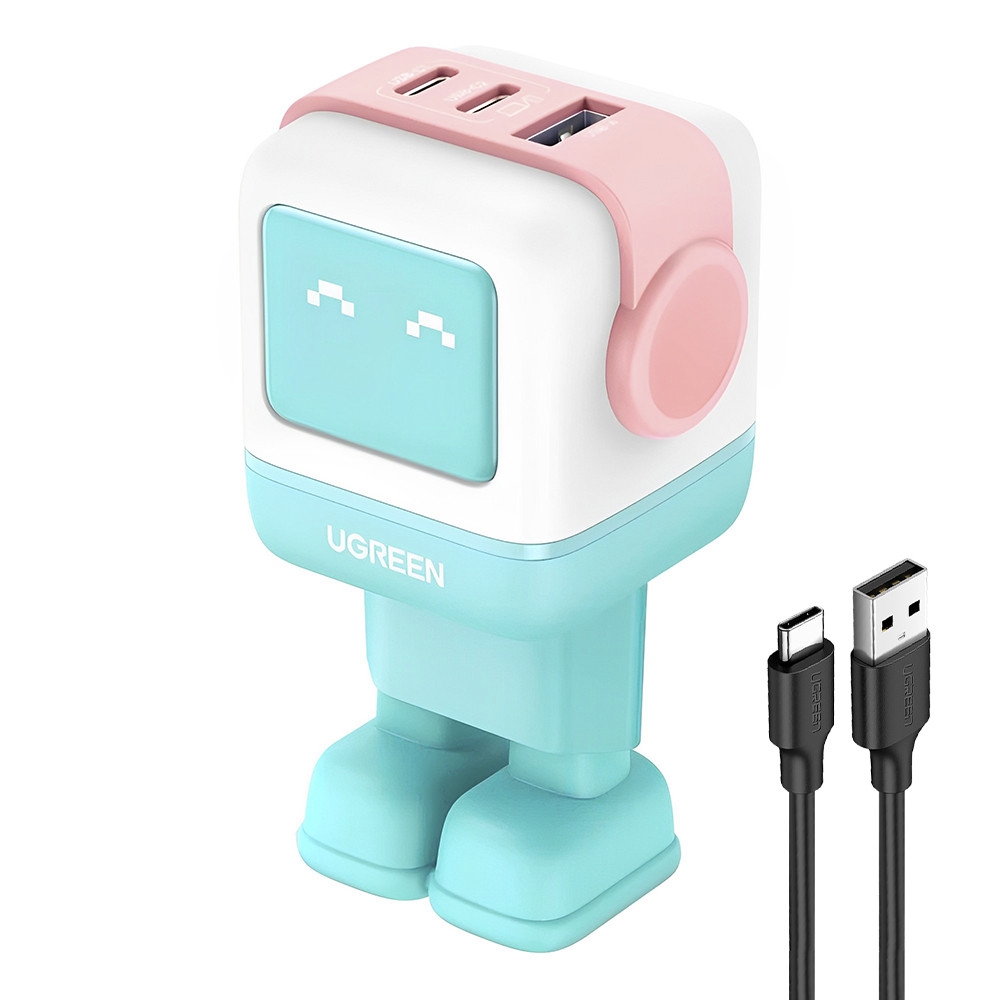 Carregador Parede Ugreen Porta Usb-A/C Máx 65W +Cabo (K-7450-3082)