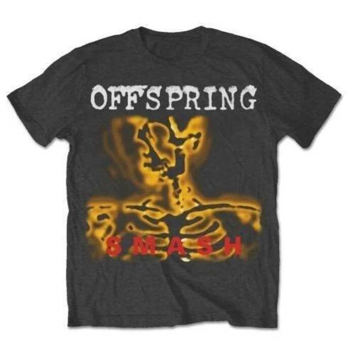 The Offspring Smash Album Cover Print Cotton T-Shirt Punk Rock Streetwear Unisex Crew Neck Short Sleeve Tee