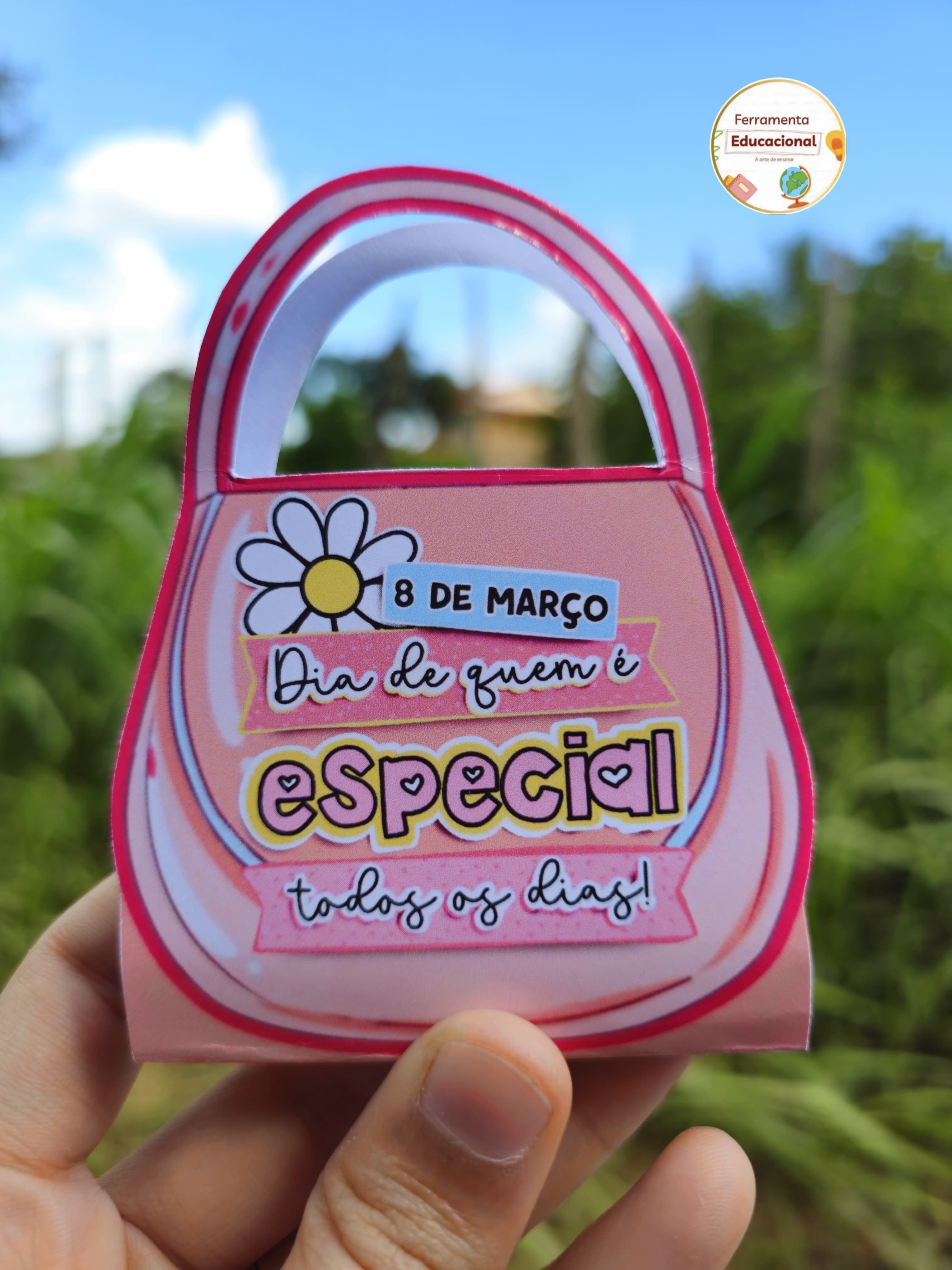 ????????♀???? Lembrancinha bolsinha Porta bombom dia da Mulher ????????