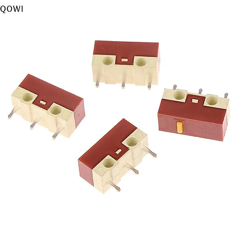 qo 4/10Pcs Silencioso Micro 20 Milhões Clique Lifeputer Mouse Mudo Switches 3Pins br