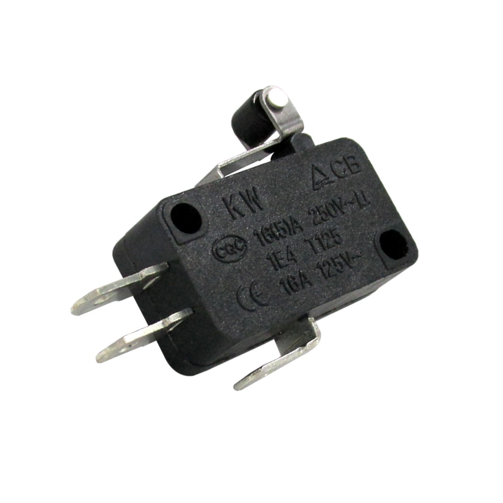 10pcs Chave Micro Switch Kw3-05 Fim De Curso Haste 14mm Com Roldana