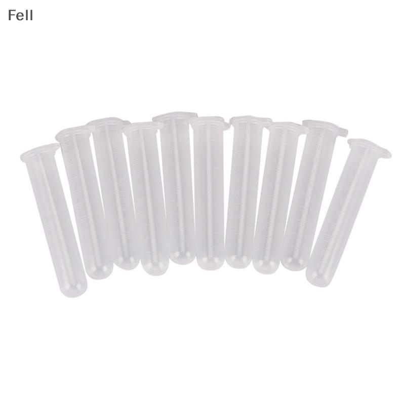 [Fel] 10pcs 10ml micro Frasco De Tubo De Centrífuga Frascos De Plástico Transparente Recipiente Tampa De Pressão Venda Q