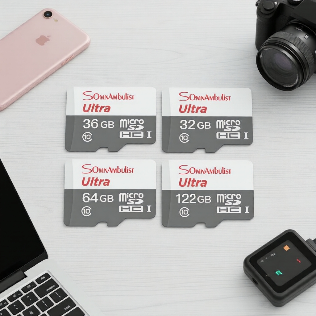 128 GB Micro SDHC Sonambulo Classe 10 U1, Transferência Rápida para Android/Nintendo