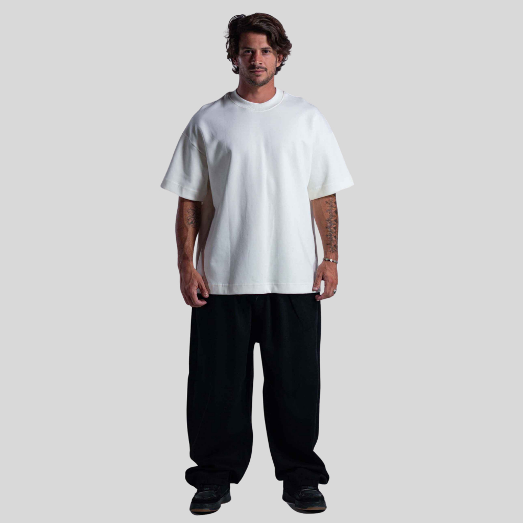 Camiseta Oversized Masculina Soft Double Malha Dupla 300g – BRUNX