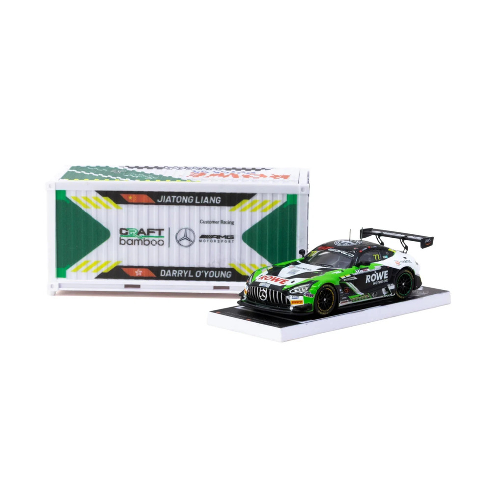 Miniatura Tarmac Mercedes-AMG GT3 Craft-BAMBOO Racing #77 1:64