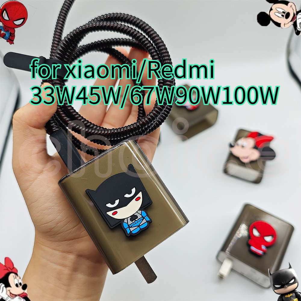 Capa Fofa De Herói De Desenho Animado Para XIAOMI 17promax k100pro max 100W note 14 pro 5g 33W redmi 45W 14 17t 67W poco