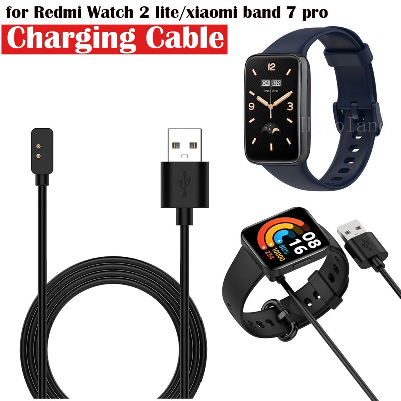 CZY Cabo Carregador USB De Xiaomi Mi Band 7 Pro/Redmi Watch 2 lite/Redmi Watch3 Active /Lite Acessórios Relógios