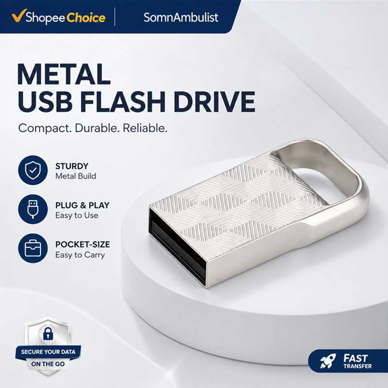 SomnAmbulist 3D Phantom Padrão Mini Drive USB 4GB 8GB 32GB 64GB 128GB Armazenamento Estável de Grande Capacidade,