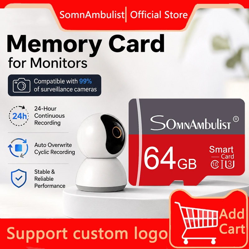 Cartão de memória SD em miniatura classe 10 32GB 64GB 128GB Armazenamento estável de grande capacidade