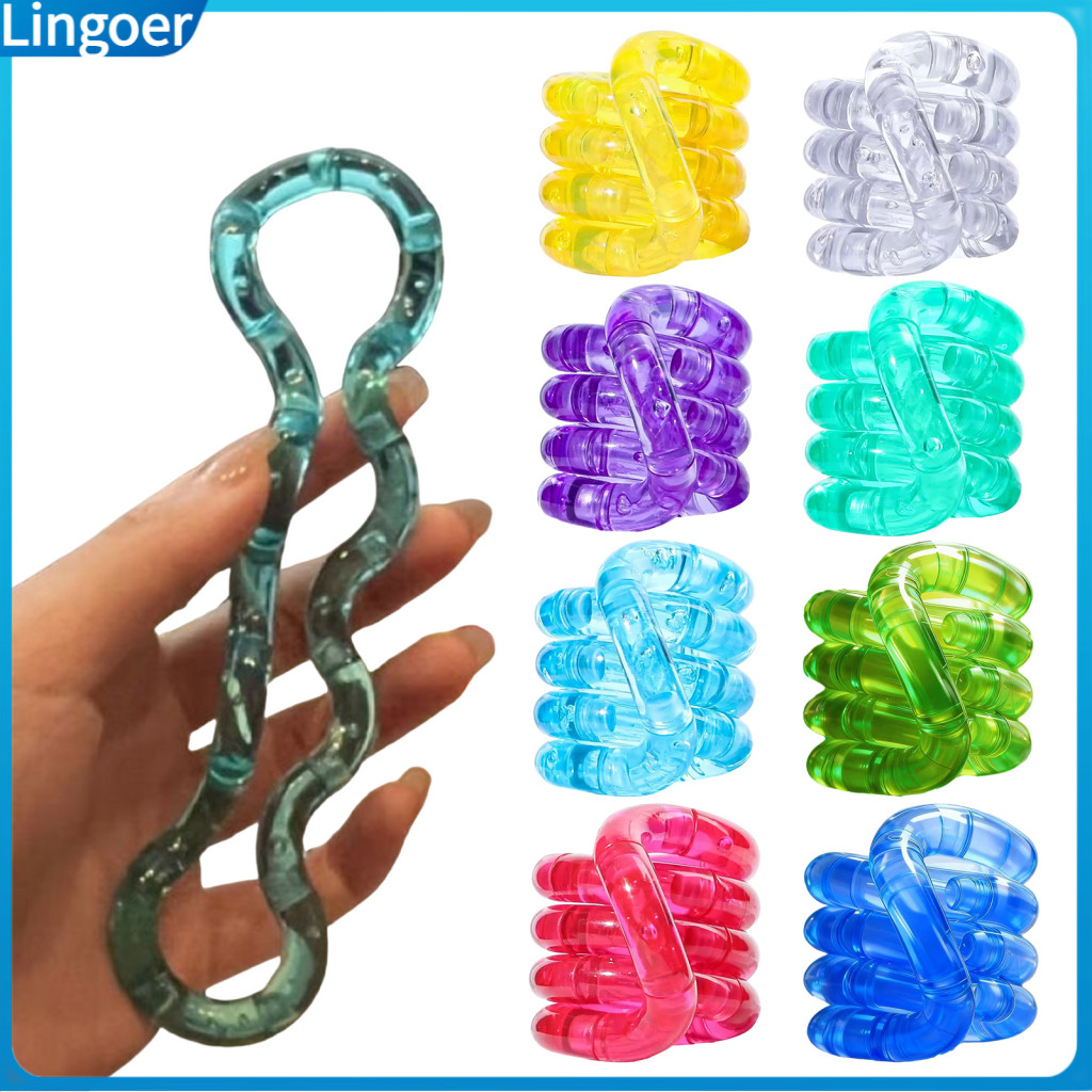 Stress Relief Fidget Toy for Focus Hand-eye Coordination – Flexible Twisting Multi-joint Portable Decompression Aid fo