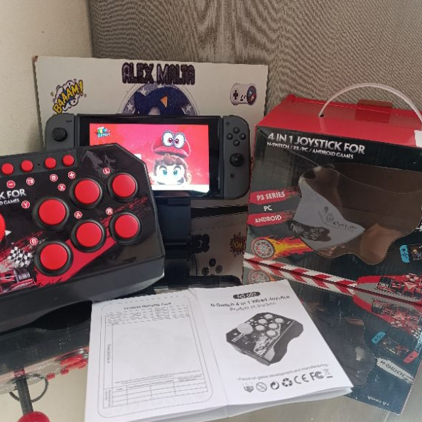 CONTROLE FLIPERAMA PRA NINTENDO SWITCH -PS/3-ANDROID-PC