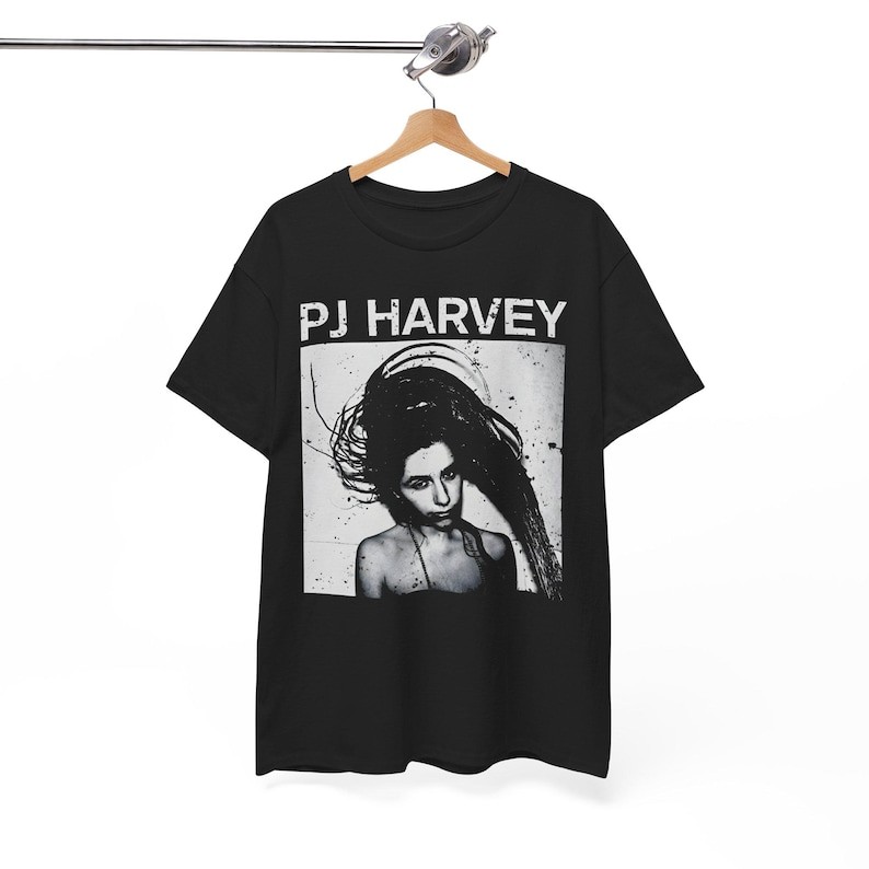 Music Soul Camiseta Unissex PJ Harvey Rid Of Me Album Art Grunge Rock Estampa Vintage Alternativa Confortavel Estilos...