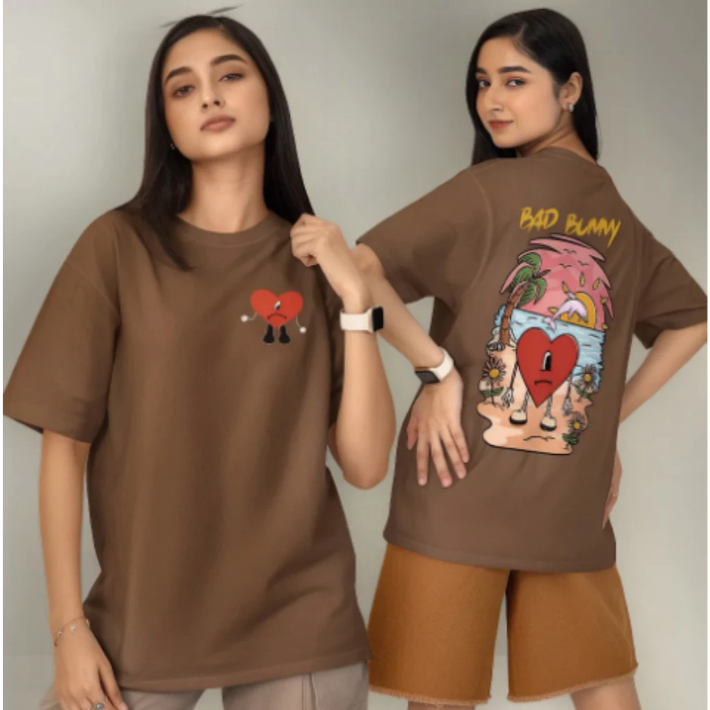 Camiseta Camisa Basica Algodão Bad Bunny Art Vintage Album Um Verano Si Ti Moda Unissex