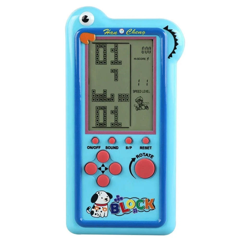 Block Handheld Game Console, Classic Block Game Machine, Portable Handheld Toy For Kids Leisure Indoor Time