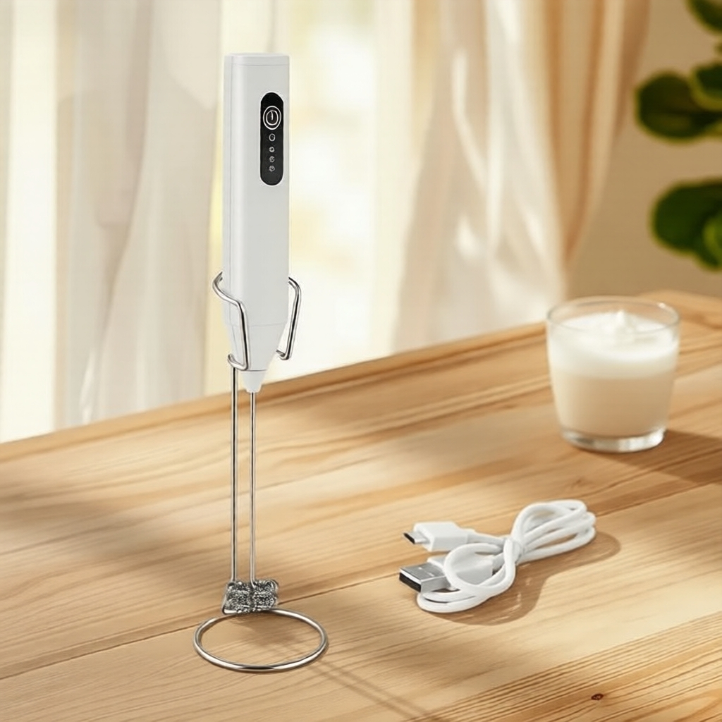 Batedor Elétrico Portátil Para Liquidificador De Leite De Café Matcha Cacau