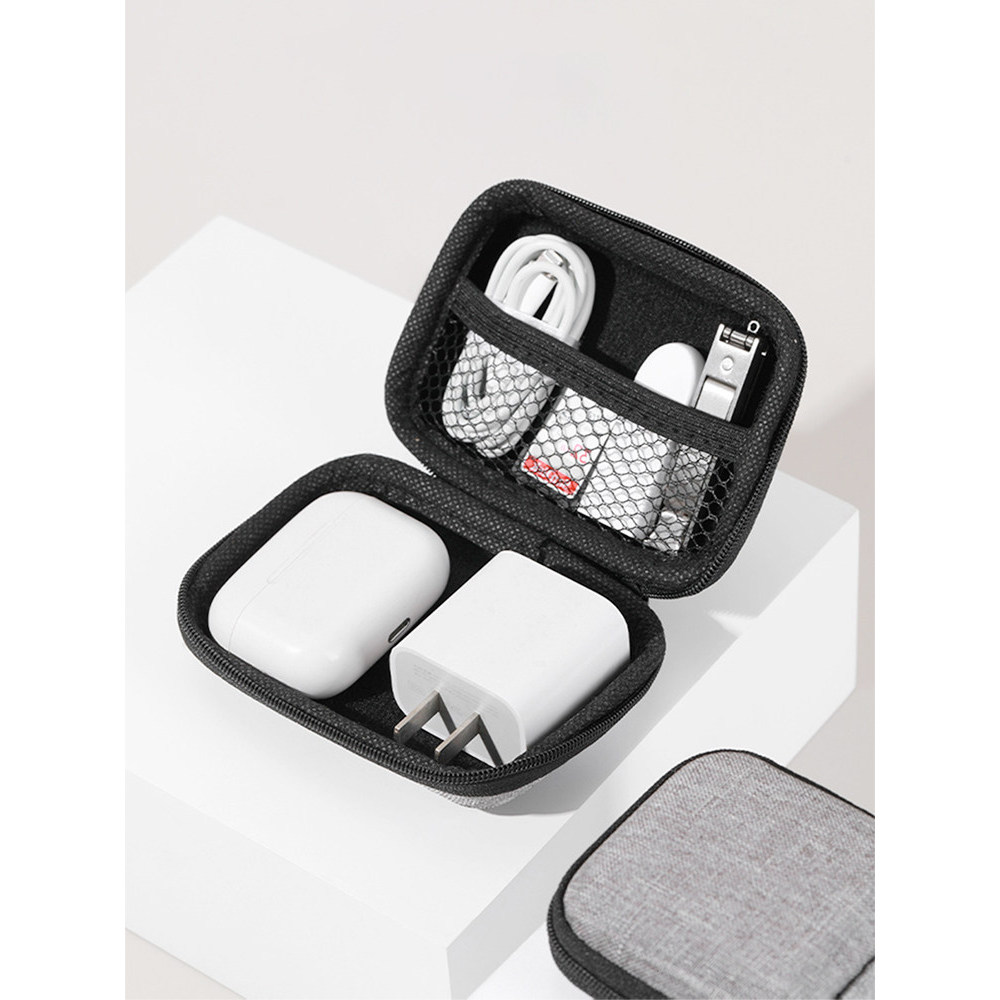 Saco de armazenamento de cabo de dados saco portátil proteção de viagem carregador de telefone móvel Power Bank U disco
