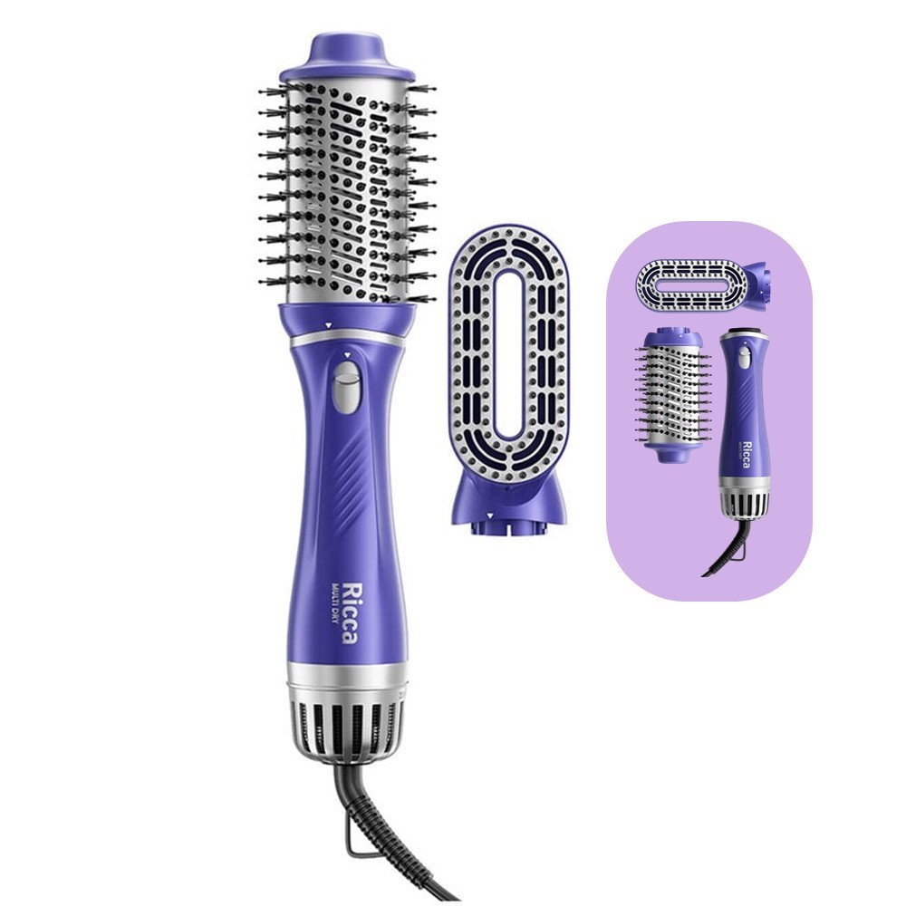 Escova Secadora 3×1 Seca Alisa e Modela Multi Dry Bivolt Chaveado 1200W Ricca