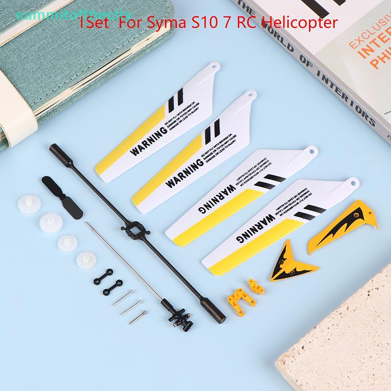 Peças Sobressalentes De Reposição S107G Rc Set Tail Helicopter Full S107 Acessórios Principais Decorações Adereços Barra