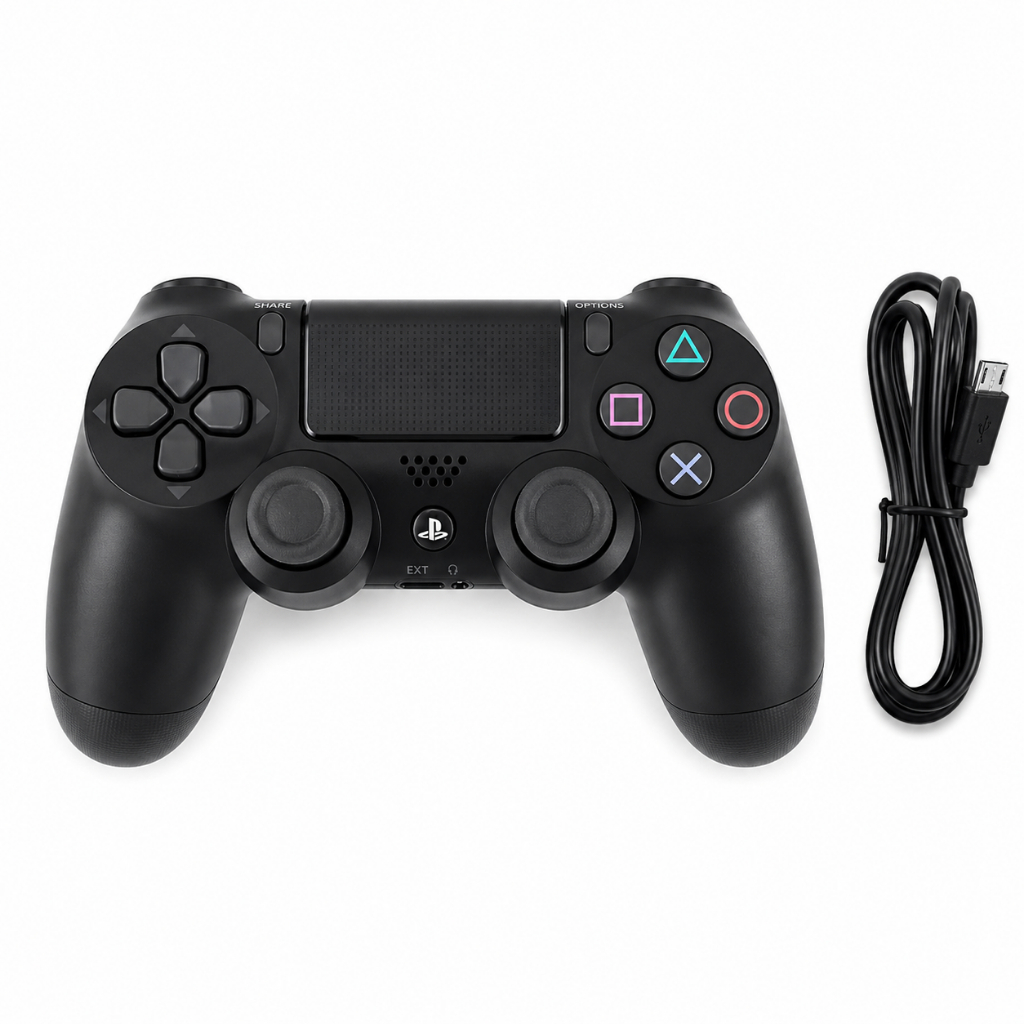 Controle Compatível PS4 Conexão Wireless Sensor de Seis Eixos Compatível Com Android e PC