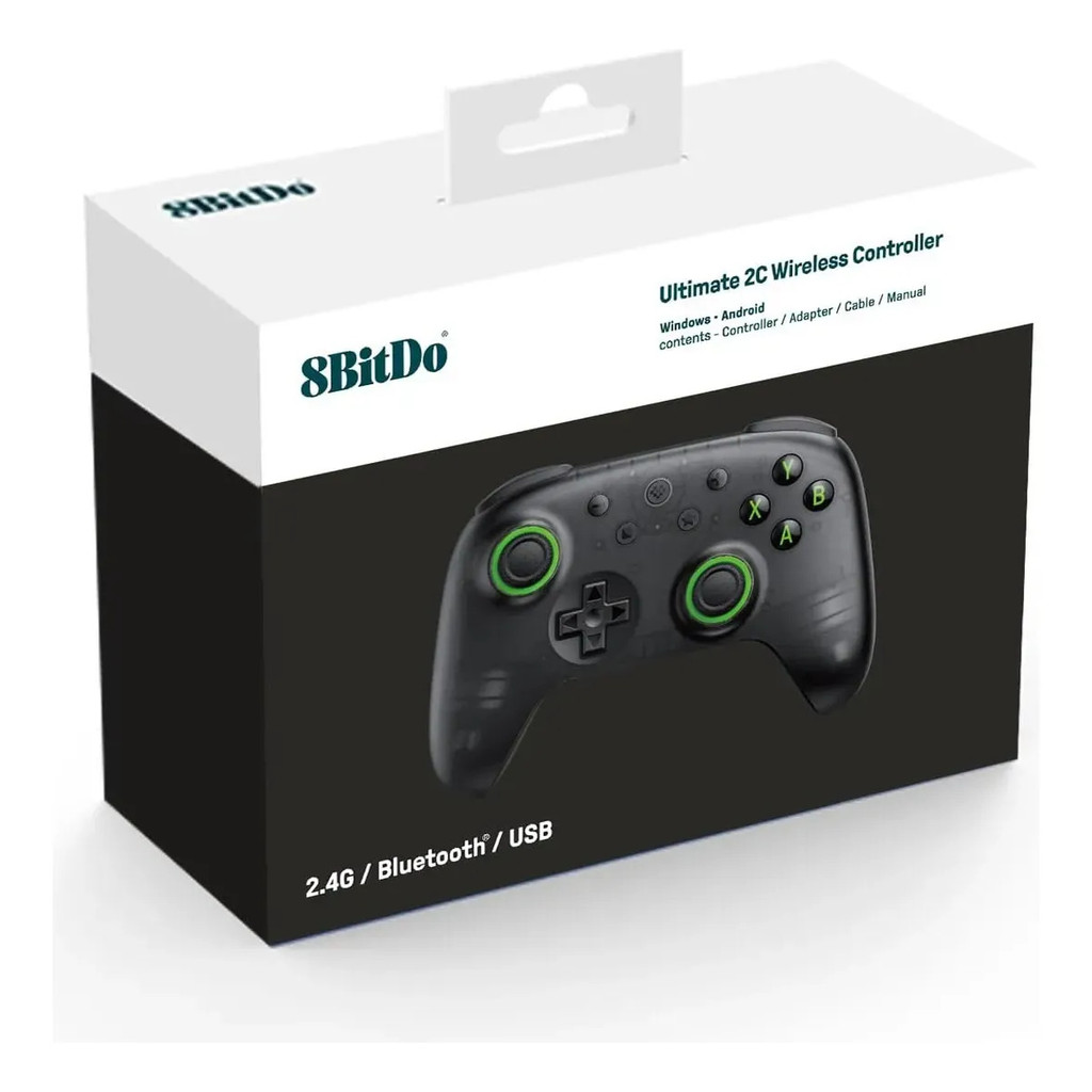 Controle Sem Fio 8BitDo Ultimate 2C Bluetooth Wireless – Preto