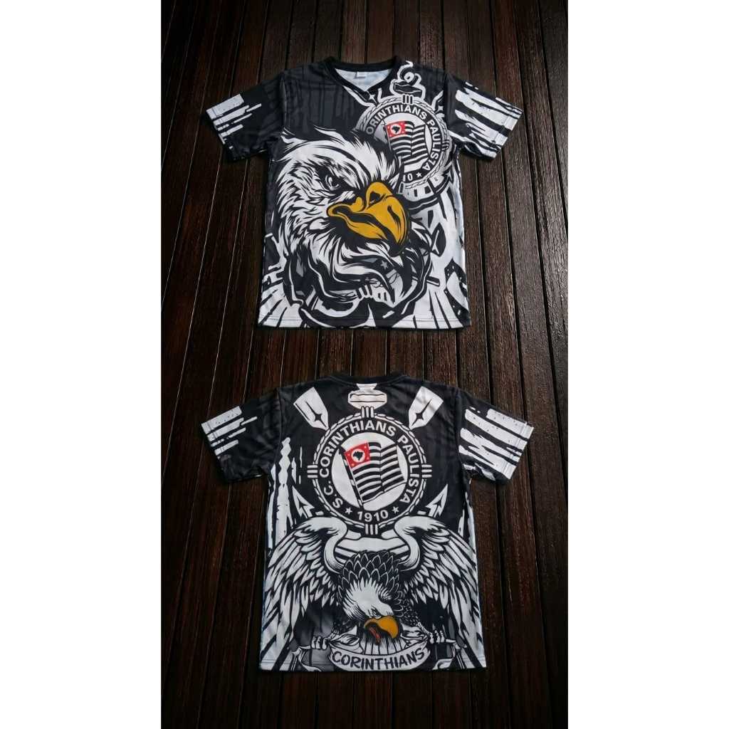 Camisa Masculina Peita Camiseta Futebol Torcida Casual Premium