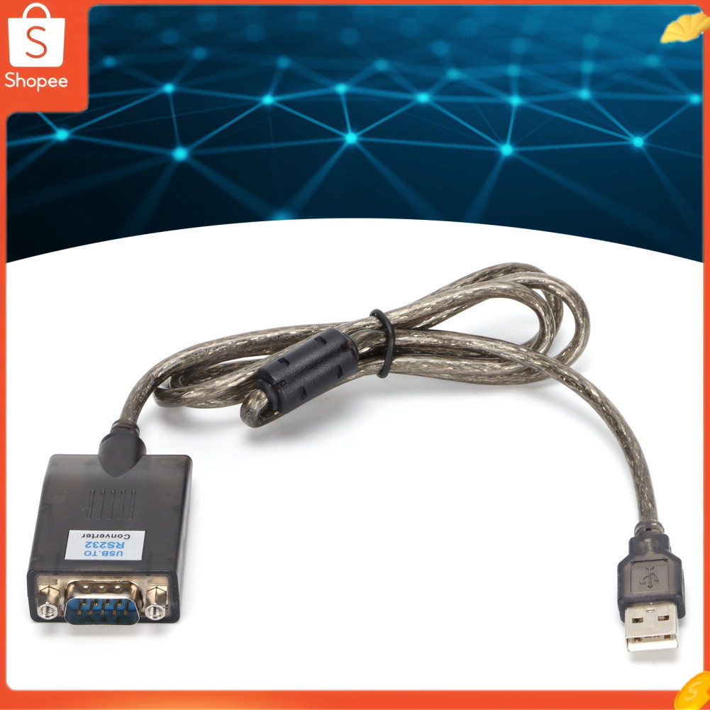 Adaptador usb para rs232 serial 9 pinos conversor de alta velocidade de grau industrial com driver de cd chip ftdi para