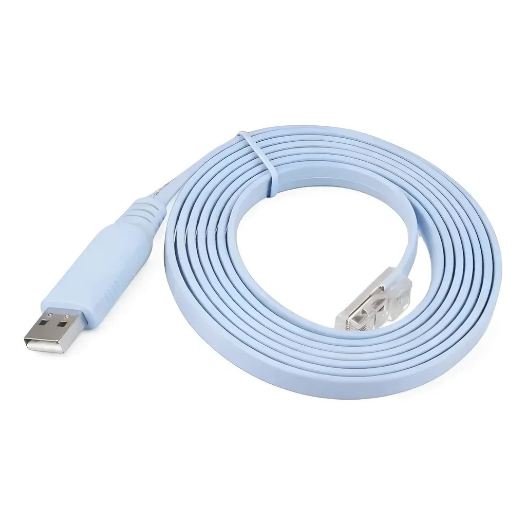 Cabo Usb Para Rj45 Ftdi Switch E Roteadores Alta Velocidade