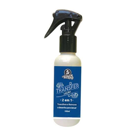 Transfer loção 100ml APLICA E REMOVE o desenho Long Life Tattoo tatuagem