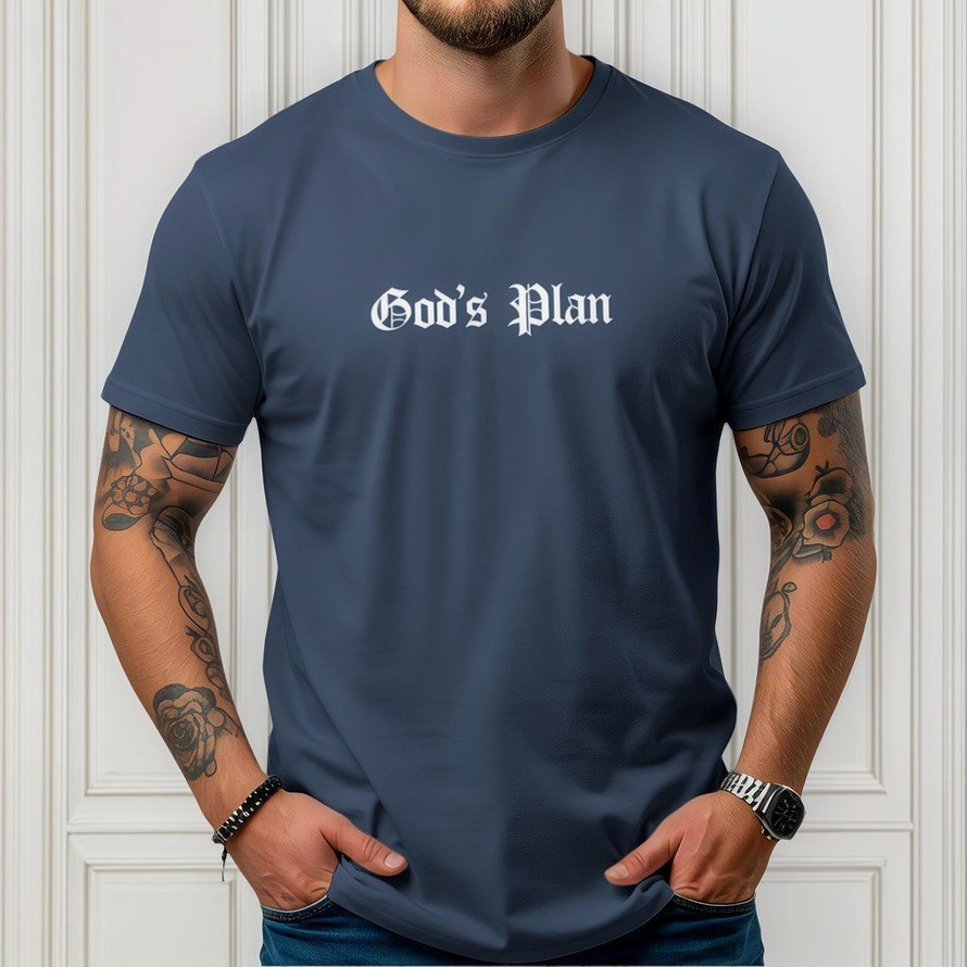 Camiseta Masculina Básica Treino Academia Street Gods Plan Algodão Premium Estilo Conforto Casual