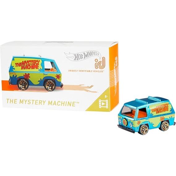 Hot Wheels id Vehicle Mystery Machine with Embedded NFC Chip, Uniquely Identifiable