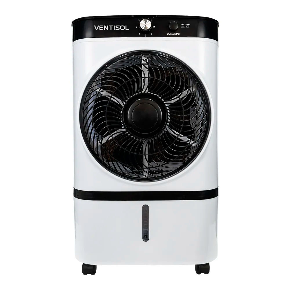 Climatizador de Ar 5 em 1 Ventisol CLI 09 Litros 65W 3 Velocidades Reservatório para Gelo