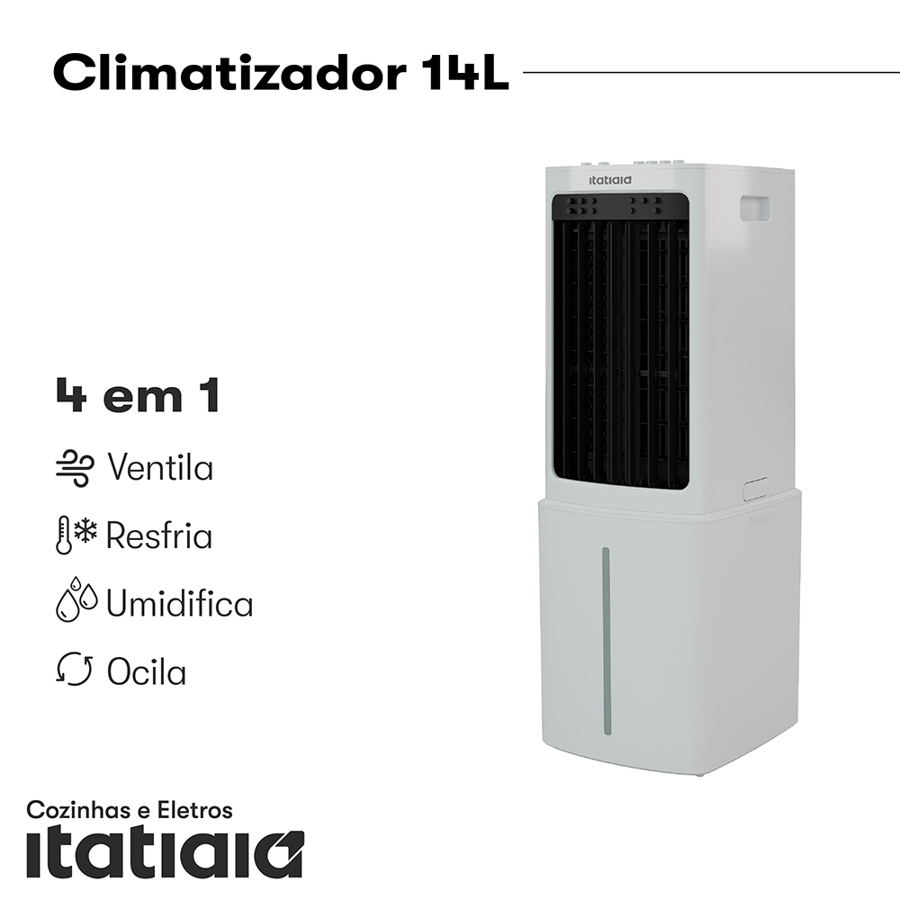Climatizador Itatiaia 14L – Potente 65W 127V