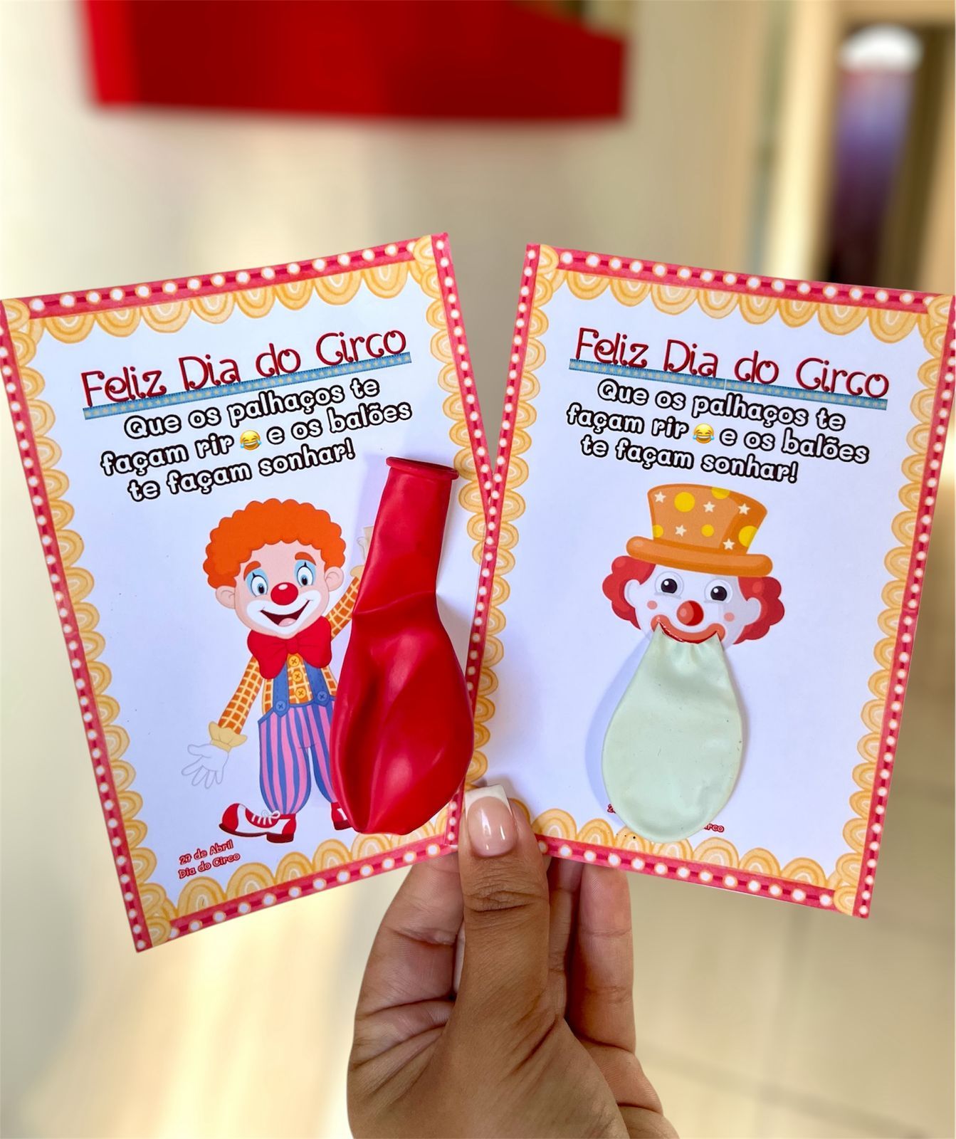 Lembrancinha Dia do Circo