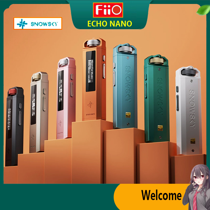 FiiO SnowSky ECHO NANO Portátil Sem Perdas Hi-Fi Leitor De Música Mini MP3 Walkman Retro MP3 Amante Da Presentes De Aniv