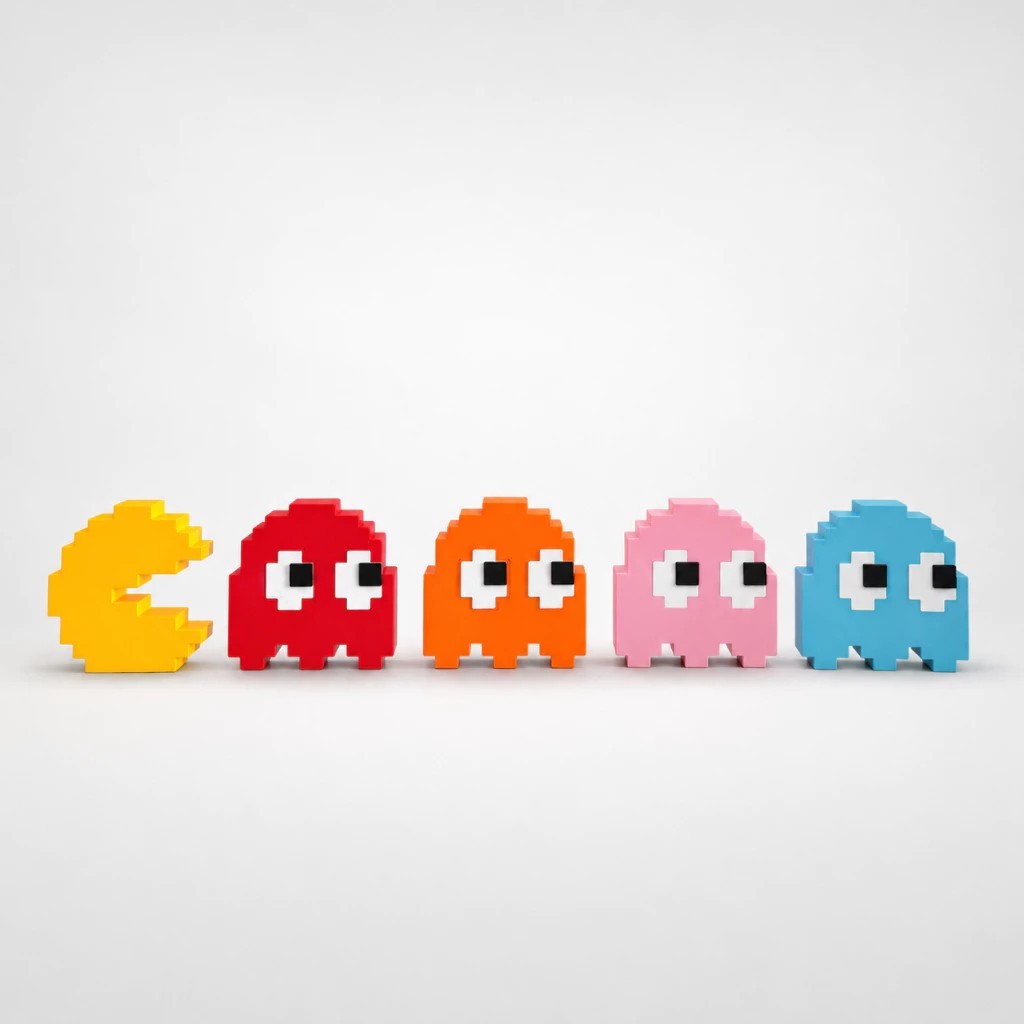 🎮 Kit Pac-Man – Decoração Gamer Retrô Pixel Art