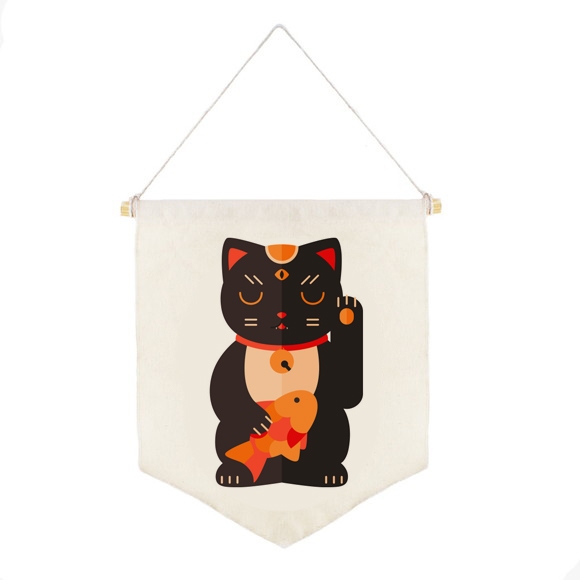 Flâmula Maneki Neko || Decor Decoração Tumblr Aesthetic Pinterest Pentagrama