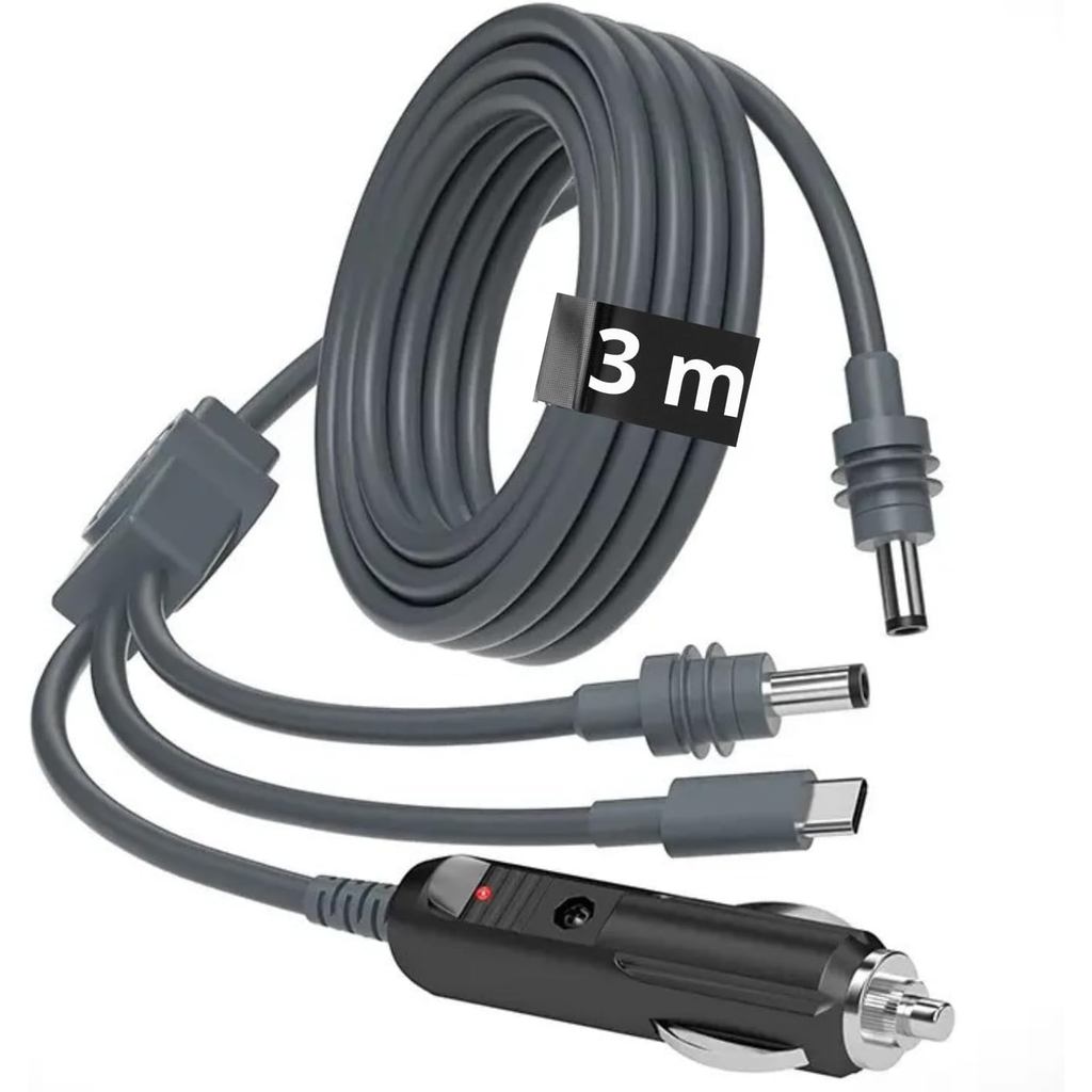 Fonte De Alimentação Starlinkk Mini Automotiva Alimentação Direta Bateria Do Carro Cabo USB-C DC Alta Potência 100W PD M
