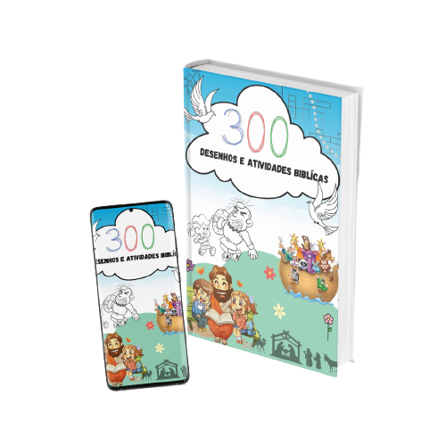 300 desenhos e atividades Bíblicas