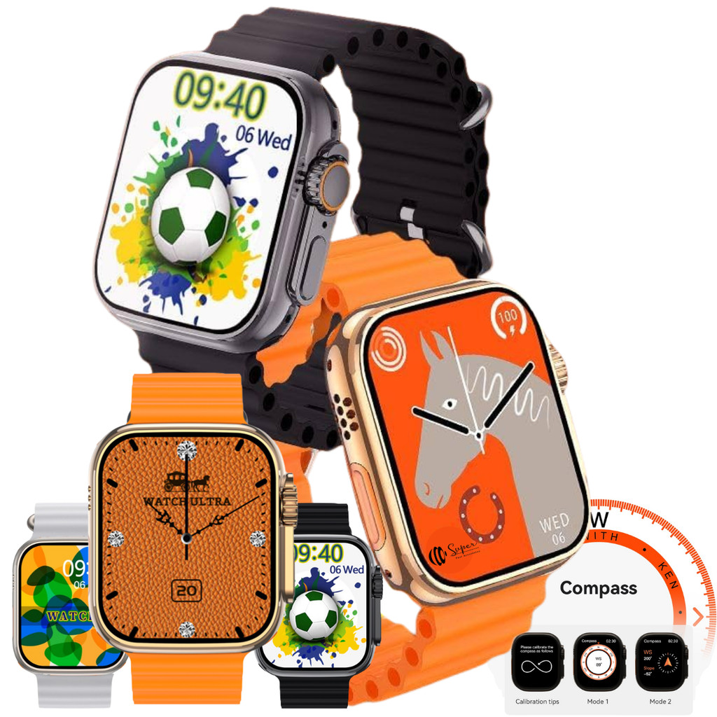 Smartwatch Ultra 3 Mini 40mm Original Bluetooth Chamadas NFC Controle de Voz