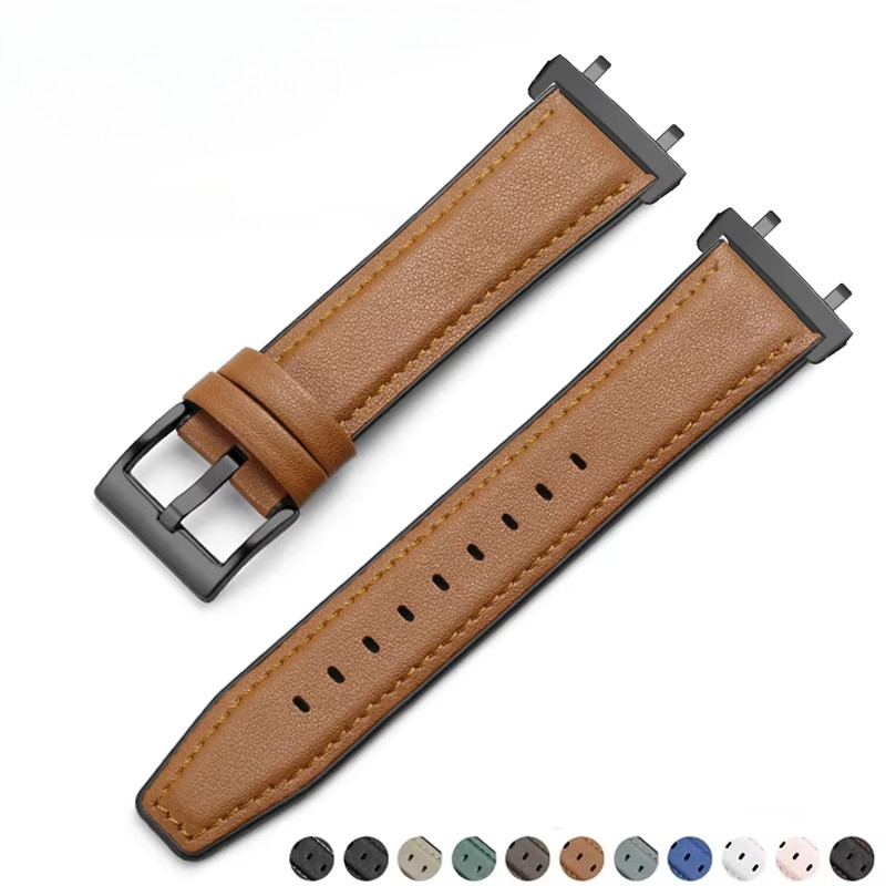 Banda Pulseira De Couro Para Amazfit T-rex 2 3 Ultra Huami TRex Pro Smartwatch Relógio Inteligente Esportes Cinta Access