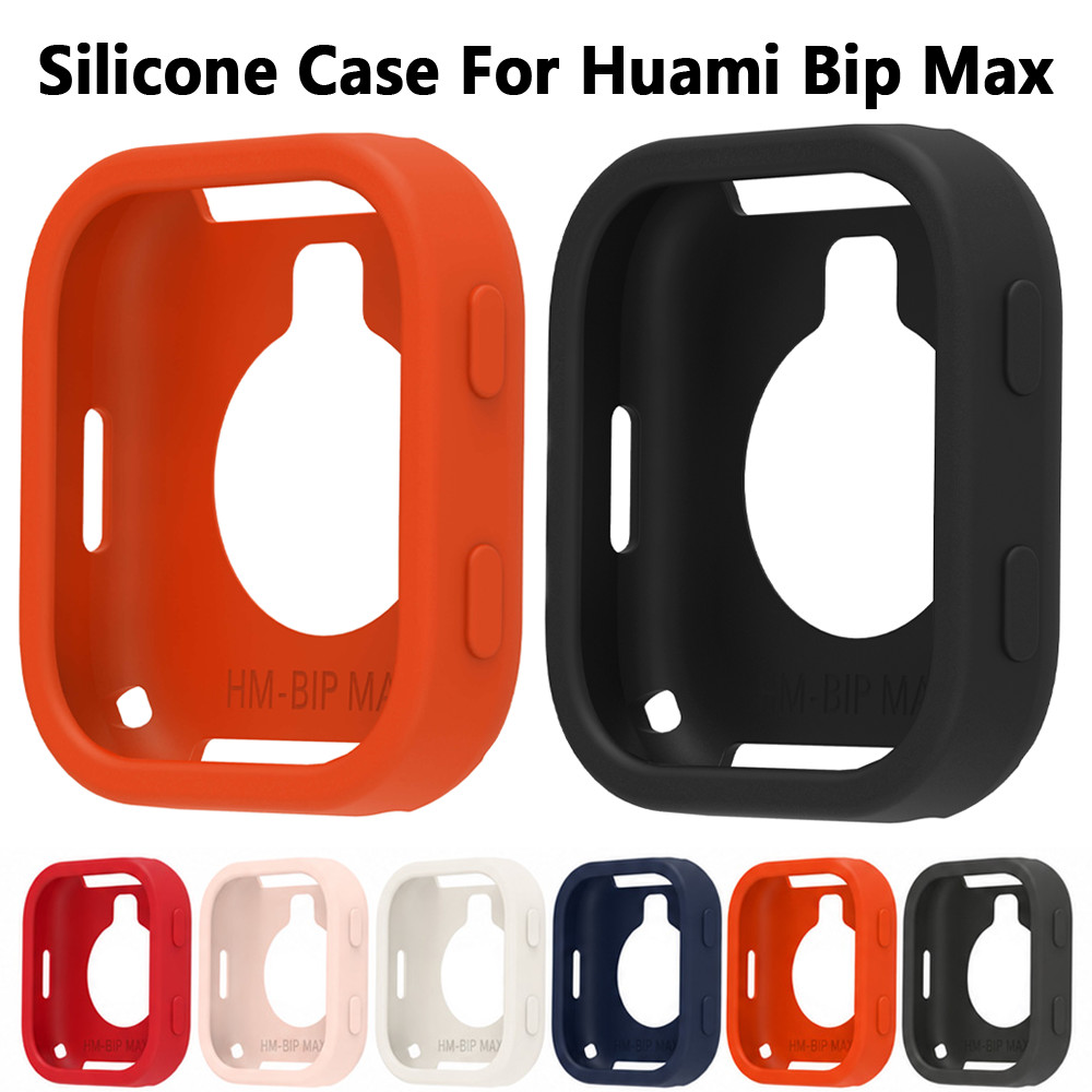 Capa Protetora Compatível Com Huami Bip Max Soft Silicone Antiarranhões