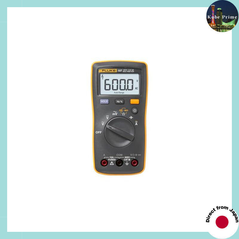 FLUKE Pocket-sized Multimeter (with Backlight, Multipurpose) [Domestic Genuine Product] 107