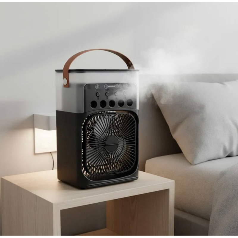 Climatizador Ventilador Portátil USB Recarregável Mini Resfriador Pessoal