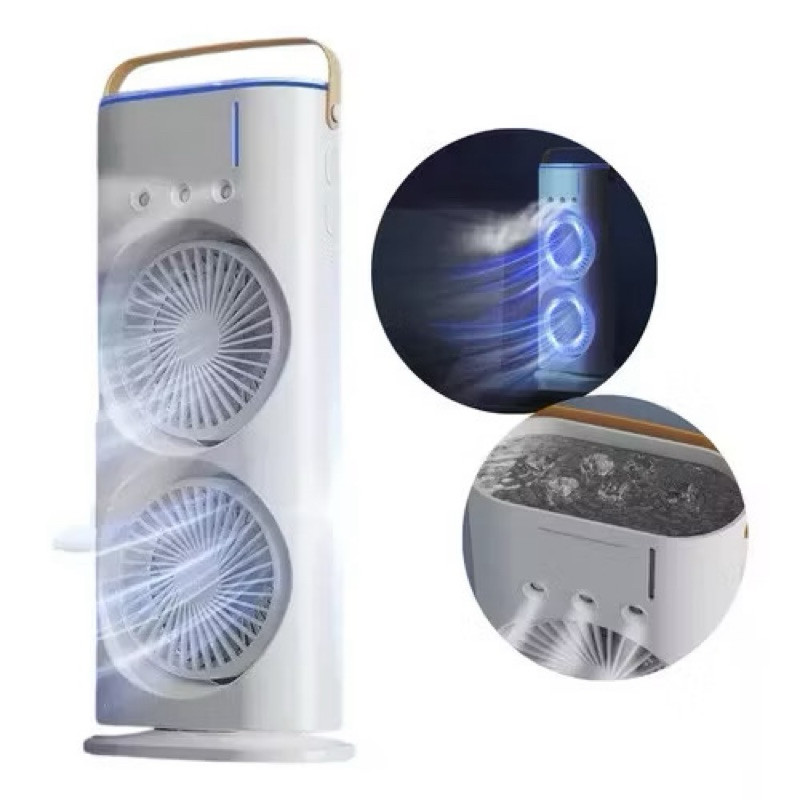 Ventilador Mini Portátil RGB: Sua Brisa a Qualquer Hora