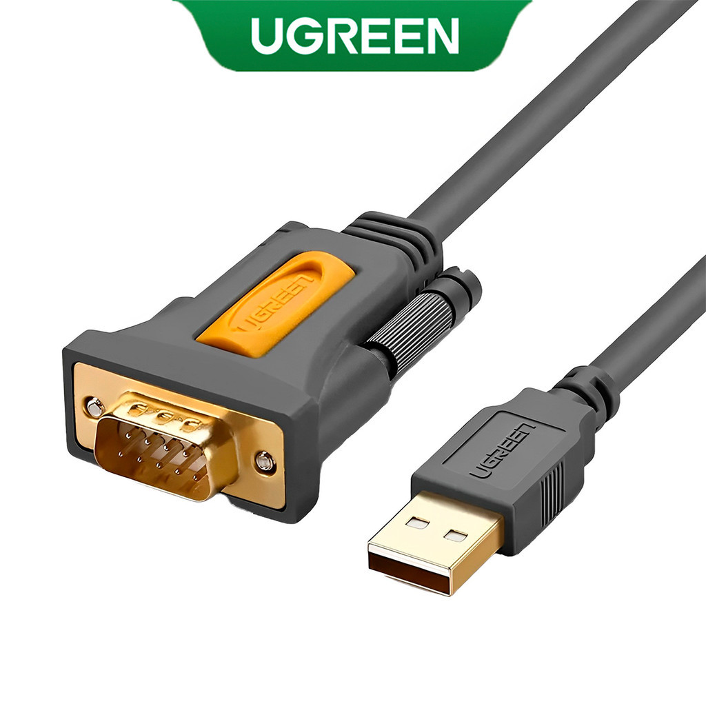 UGREEN Cabo Serial Usb 2.0 para Rs232 Db9 1.5Metros Preto